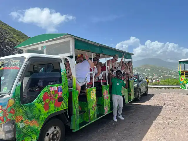 Pickup point for St Kitts tours